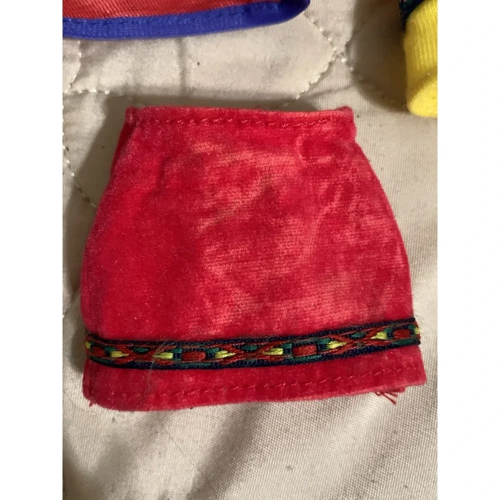 Vintage Mattel United Colors of Benetton BARBIE Red Yellow Blue 1990's